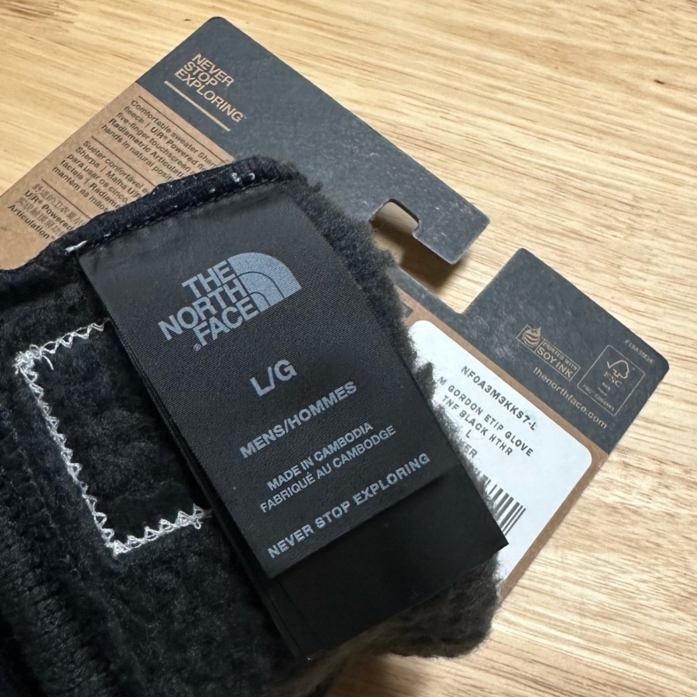 The North Face Men's Gordon Etip Gloves-Black - Picture 11 of 12
